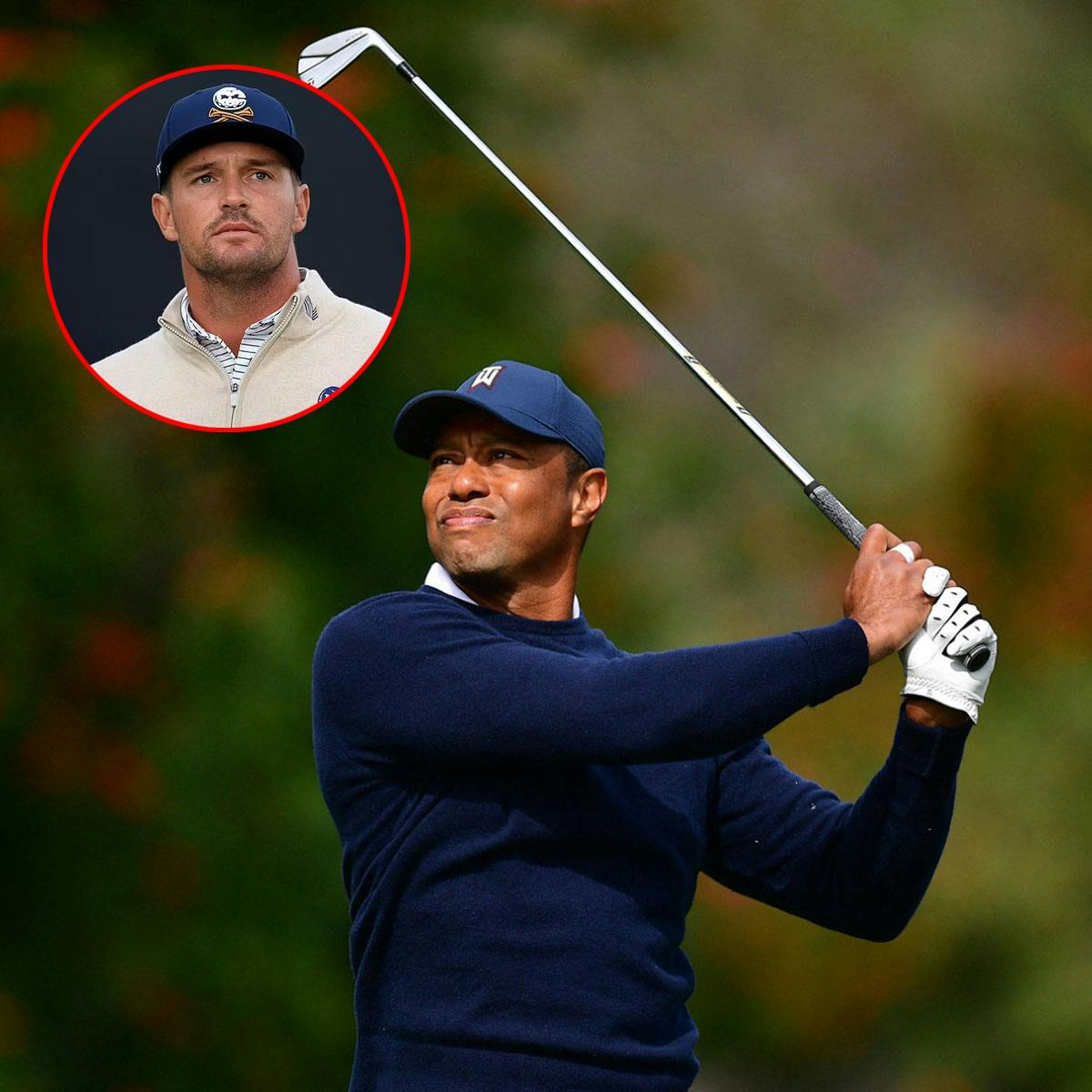 Cover Image for Bryson DeChambeau makes SHOCK prediction about Tiger Woods’ golf future