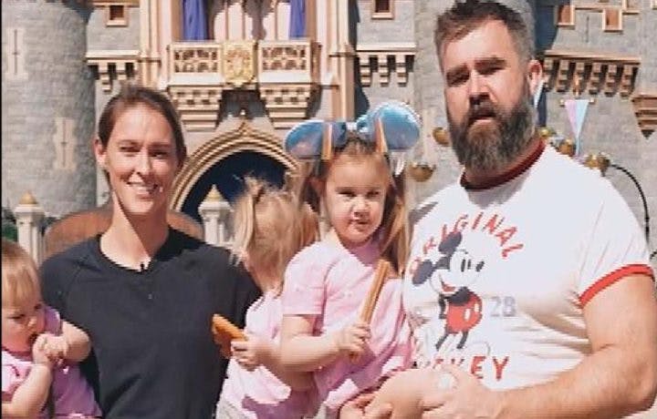 Cover Image for Jason Kelce Is Just As Precious As You Might Think, Spinning in a Teacup With His Daughter